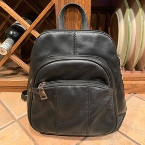 Wilson Leather black backpack